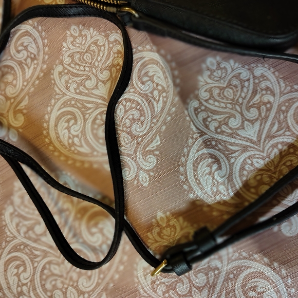 Karl Lagerfeld Black and Gold Cat Phone Crossbody Bag - Picture 6 of 8